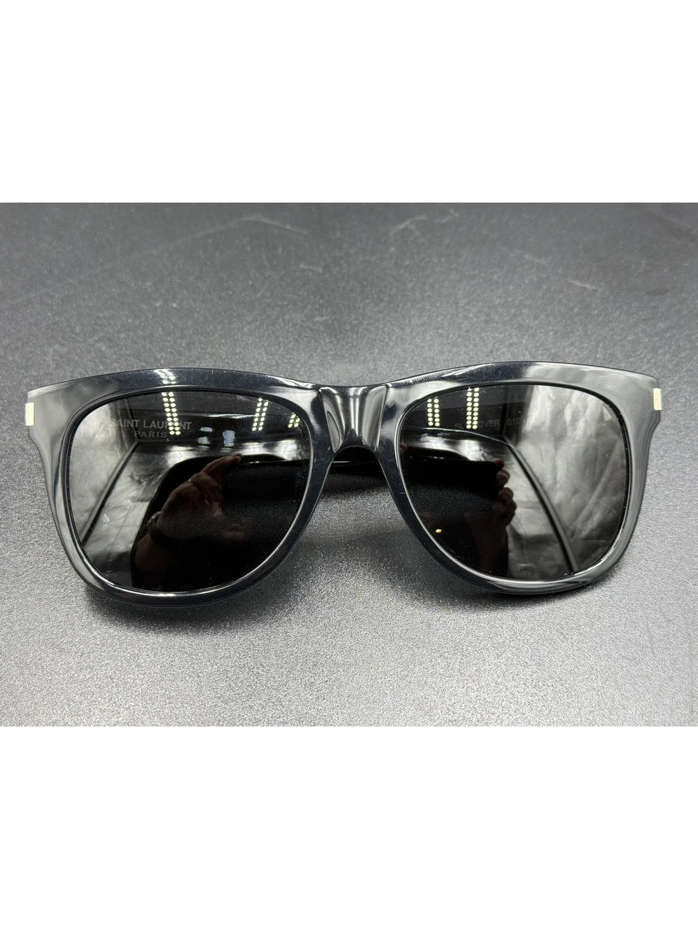 Saint Laurent Black Square Frame Sunglasses
